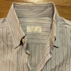 Prada dress shirt - light blue, white, brown